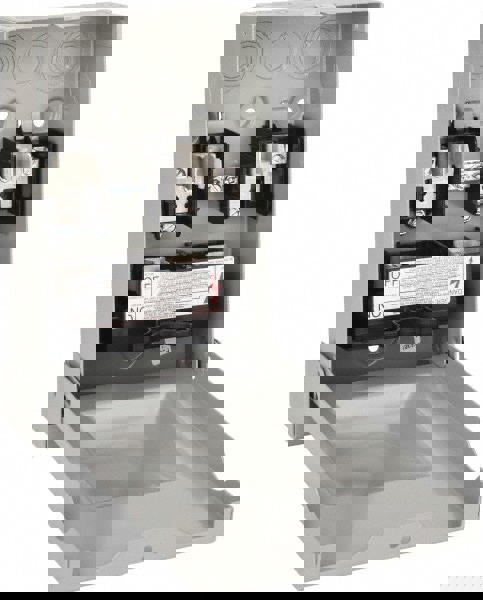 3R NEMA Rated, 60 Amp, 10 hp, Fusible Air Conditioning Pullout Disconnect Switch